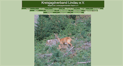Desktop Screenshot of kreisjagdverband-lindau.de