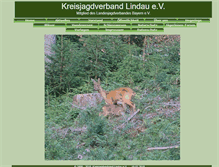 Tablet Screenshot of kreisjagdverband-lindau.de